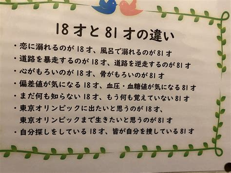 18歳と81歳の違いとは？笑点やTwitterでの回答が秀逸。